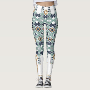 Leggings La géométrie américaine en Inde frontière transpar