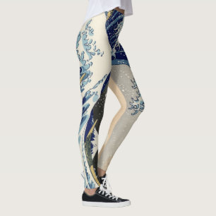 Leggings La Grande Vague de Kanagawa Hokusai
