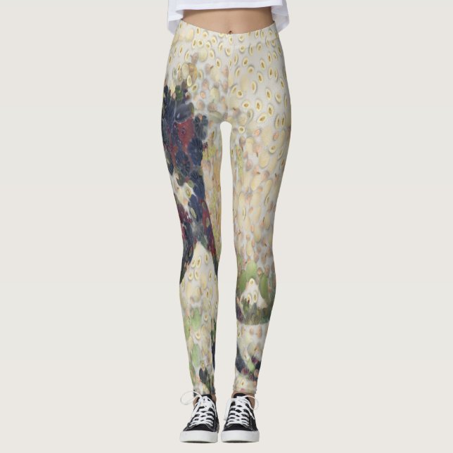 Leggings La Grande Vague De Melon Honeydew Belle OEuvre D'A (Devant)