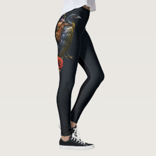Leggings La livraison à horlogerie du corbeau