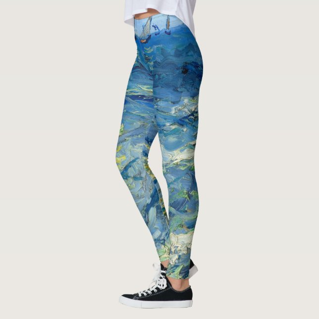 Leggings La mer aux Saintes-Maries par Vincent van Gogh (Gauche)