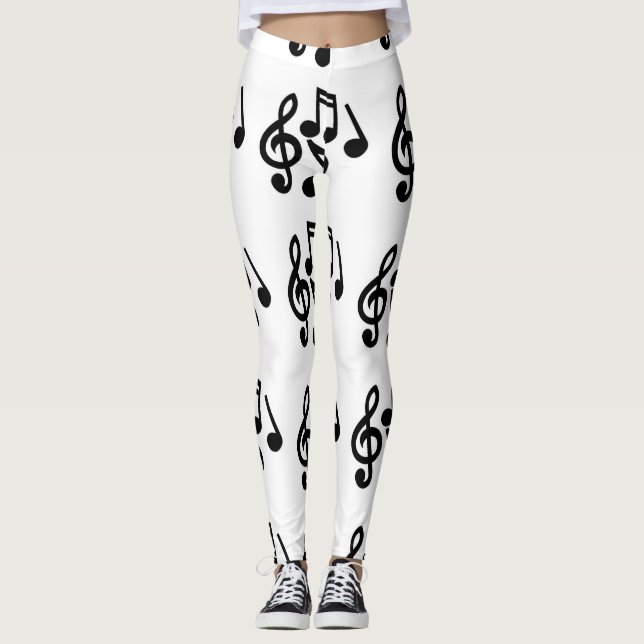 Leggings La musique est tout (Devant)