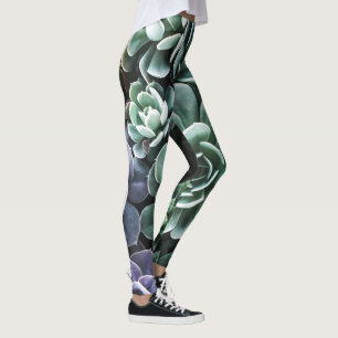 Leggings La nature Plante verte Succulente