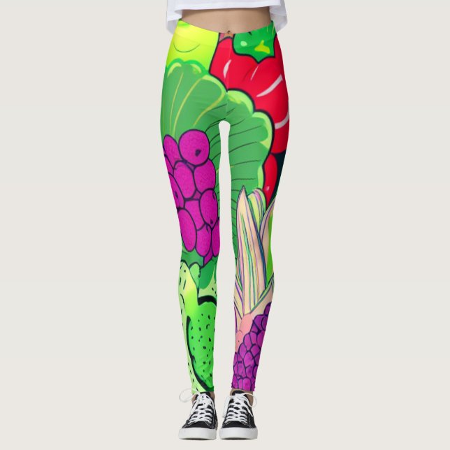 Leggings La nourriture comme médicament (Devant)