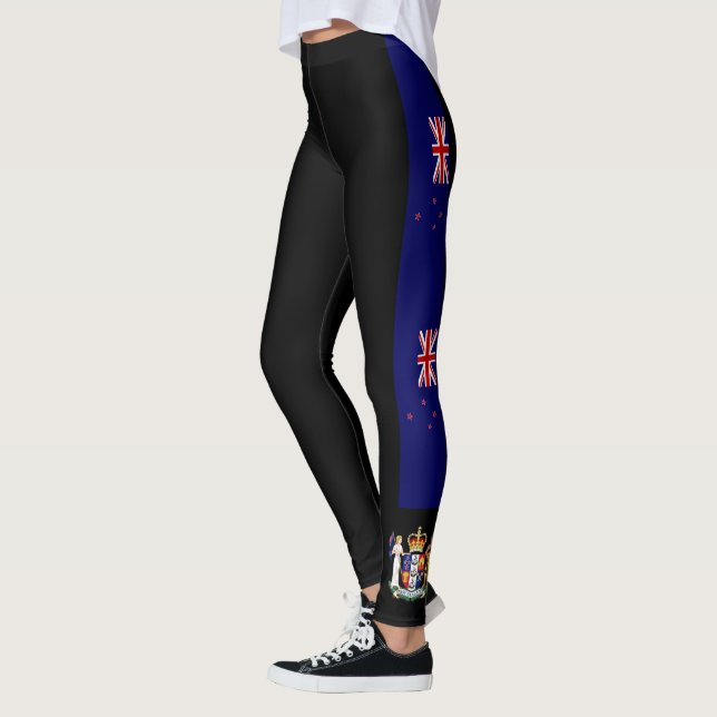 Leggings La Nouvelle Zélande barre le drapeau (Gauche)