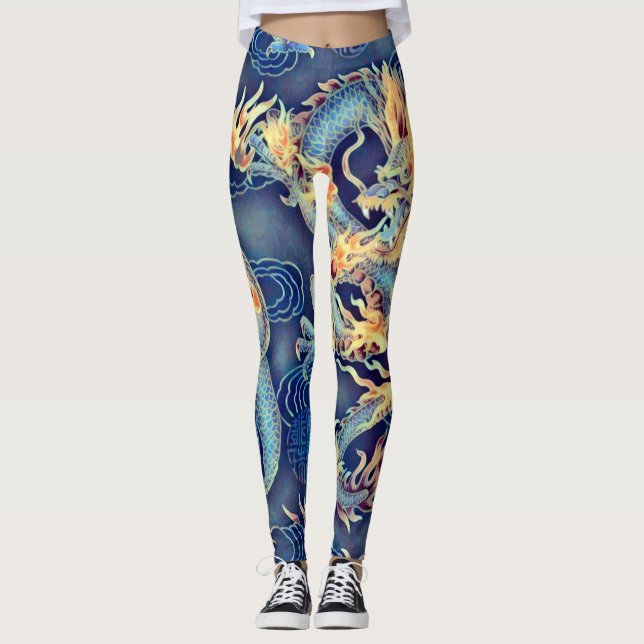 Leggings La plupart d'art chinois populaire de chrome de (Devant)