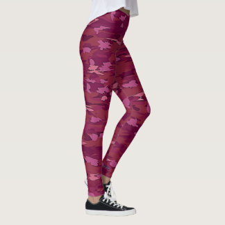 Leggings La poussière Camo rose