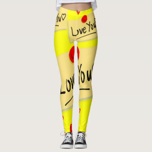 Leggings La Saint-Valentin, les jambes longues