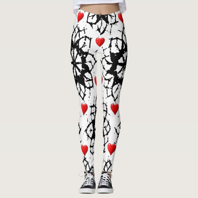 Leggings La Saint-Valentin Longtemps (Devant)