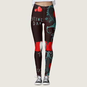 Leggings La Saint-Valentin Longtemps