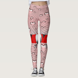 Leggings La Saint-Valentin Longtemps