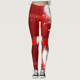 Leggings La Saint-Valentin Longtemps