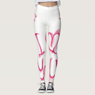 Leggings La Saint-Valentin Longtemps