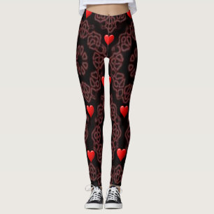 Leggings La Saint-Valentin Longtemps