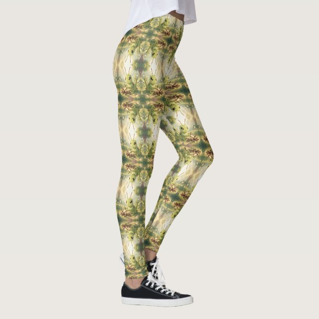 Leggings La sauterelle et l'œuvre d'art du nectar (Droite)