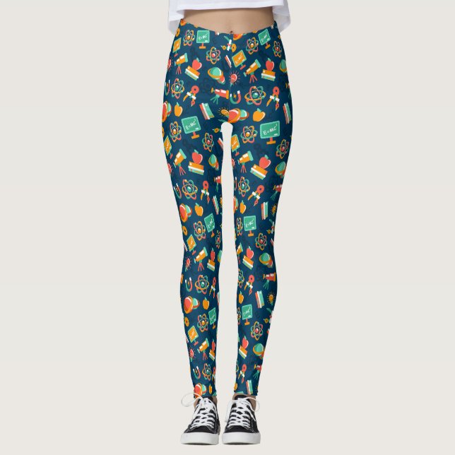 Leggings La science rencontre le style : Des jambes de scie (Devant)