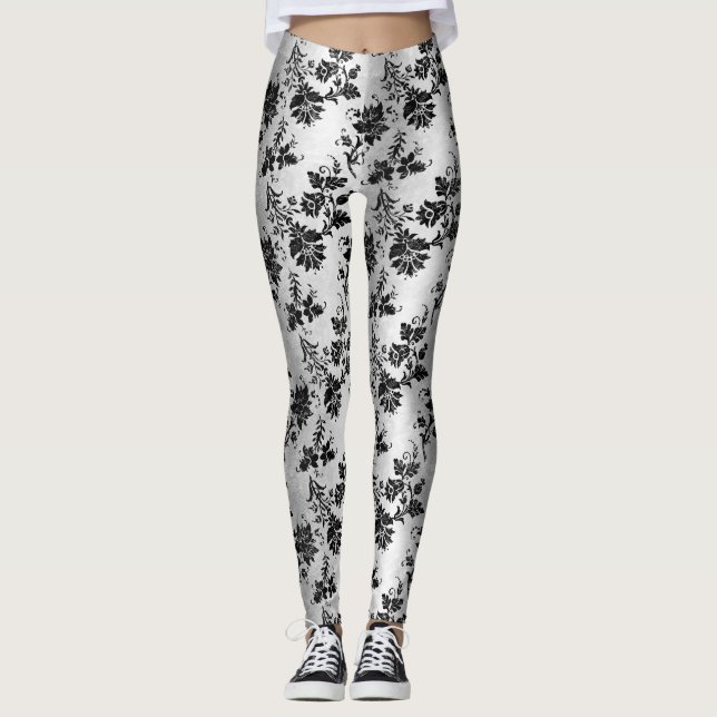 Leggings La série Black Velvet Design 11 (Devant)