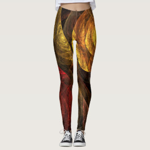 Leggings La spirale de la vie Art Abstrait