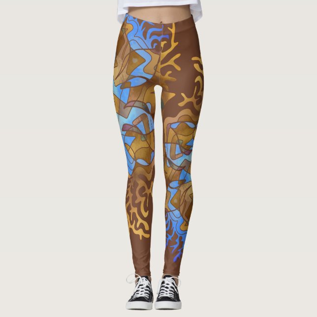 Leggings La Terre et le Ciel Mandala (Devant)