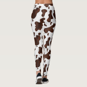 Leggings La vache repère la cow-girl occidentale de pays