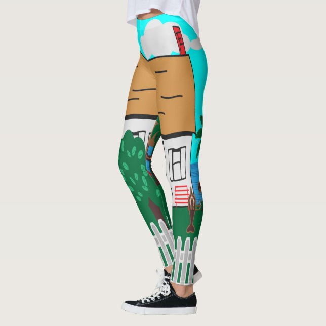 Leggings La vie à la plage (Gauche)