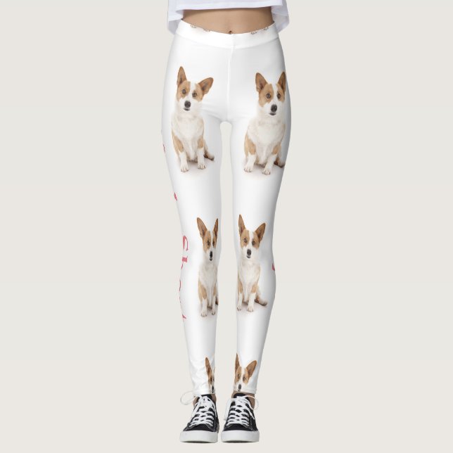 Leggings La vie est courte, sont ainsi mes guêtres de corgi (Devant)