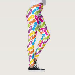 Leggings La vie est meilleure dans le motif de bascules