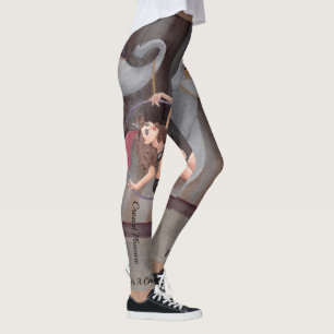 Leggings La vie est un cirque ! Pantalon de jambe à pied f