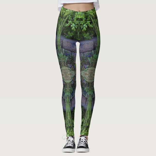 Leggings La vie est une jambe de jardin (Devant)