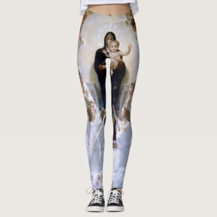 Leggings La Vierge aux anges par William Bouguereau