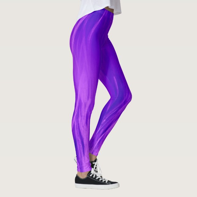 Leggings La violette pourpre flambe le modèle moderne du (Droite)