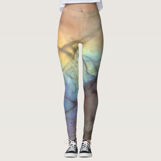 Leggings Labradorite d'arc-en-ciel (Devant)