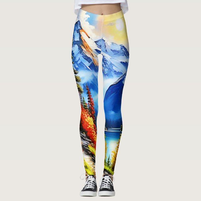 Leggings Lac de Montagne : Vue Scénique (Devant)