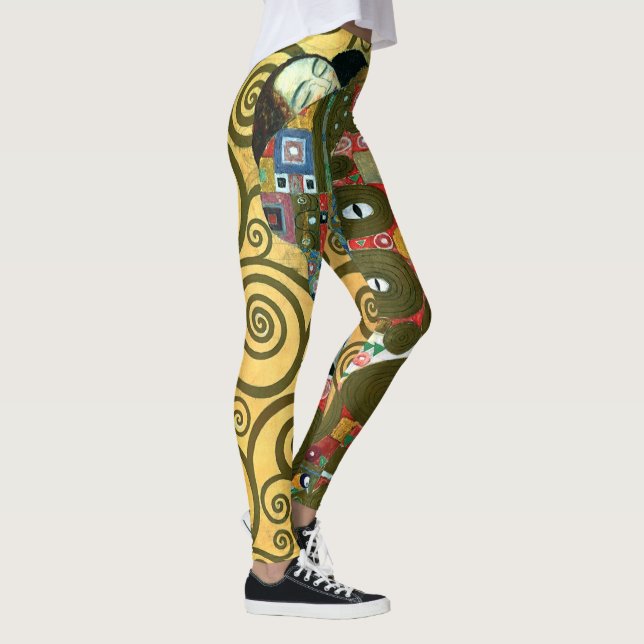 Leggings L'accomplissement alias L'étreinte par Gustav Klim (Droite)