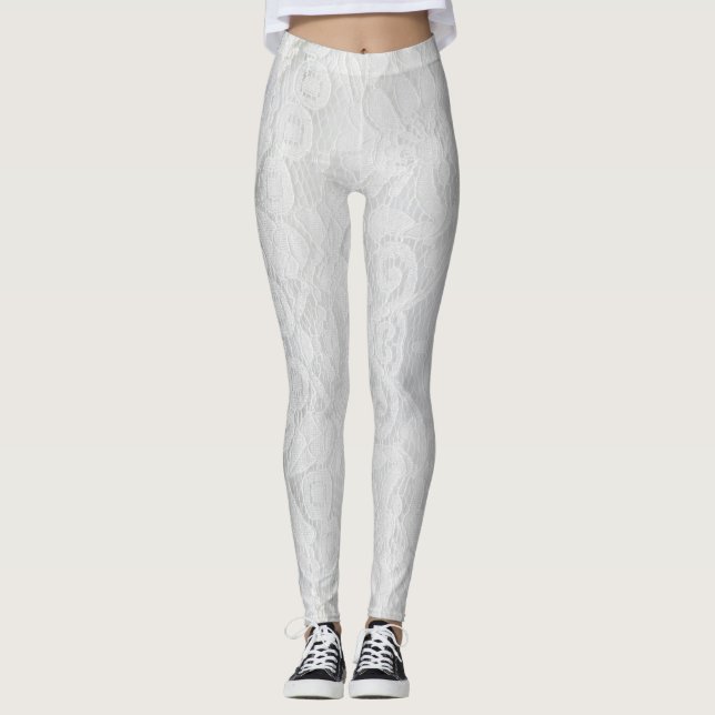 Leggings Lacy White Mariage  (Devant)
