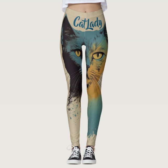Leggings Lady Cat (Devant)