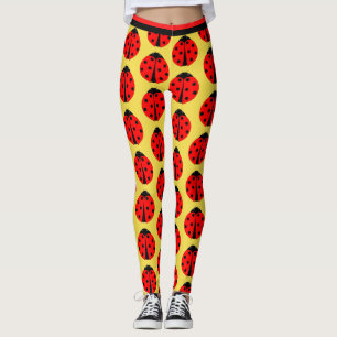 Leggings Ladybug femmes jambes exercice Yoga Pantalon