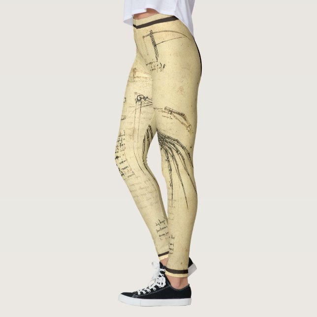 Leggings L'aile de Léonard de Vinci sur la machine volante  (Gauche)
