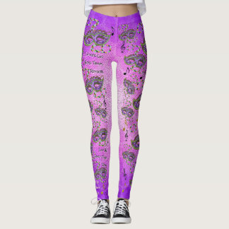 Leggings Laissez le bon petit pain de périodes - mardi gras