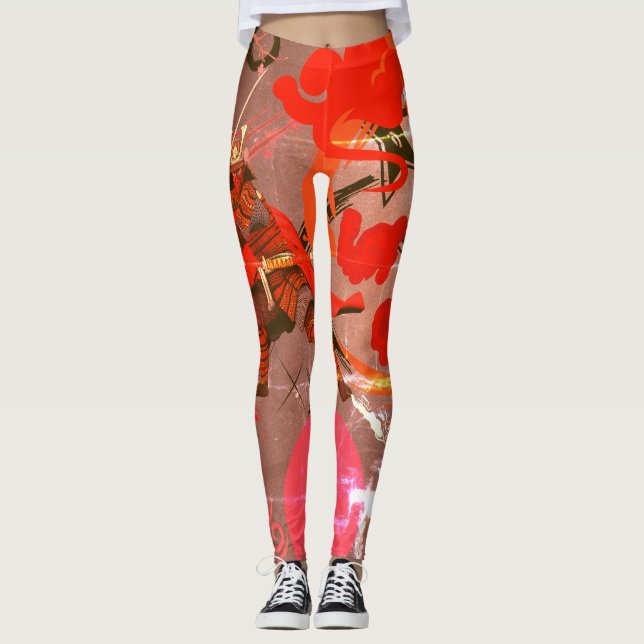 Leggings ⛈️ 🥷 Laissez-Les Venir, Anime Manga Powers 🥷 ⛈️ (Devant)