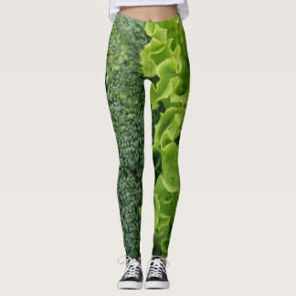 Leggings Laitue et brocoli d'aliments frais