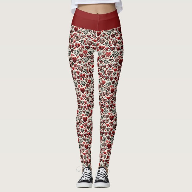 Leggings L'amour est dans l'air (Devant)