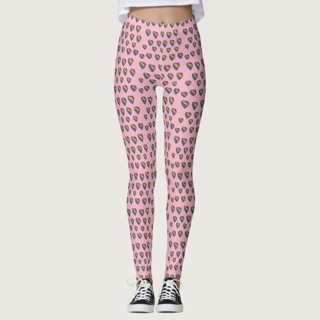 Leggings L'amour est des guêtres d'amour (Devant)