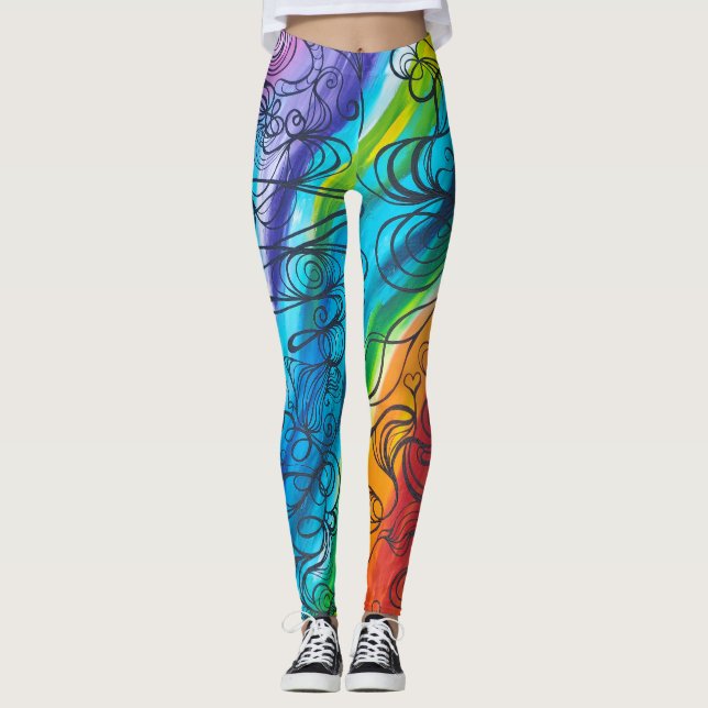 Leggings L'amour est l'amour (Devant)