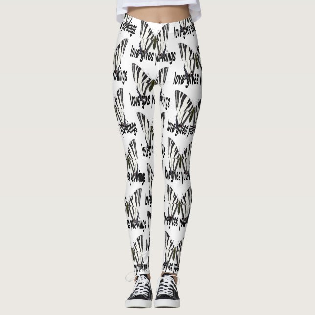 Leggings L'amour vous donne des ailes (Devant)