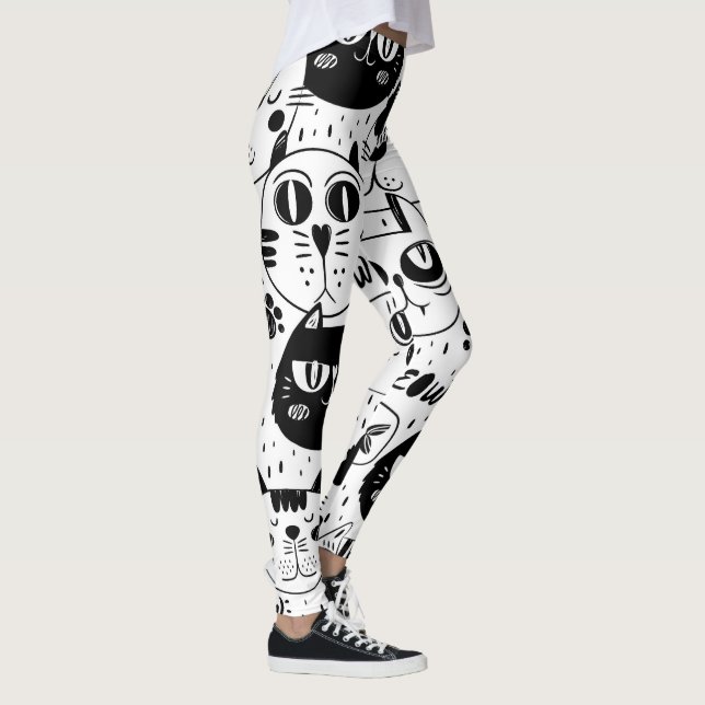 Leggings L'amoureux ultime de chats - Animal de compagnie c (Droite)