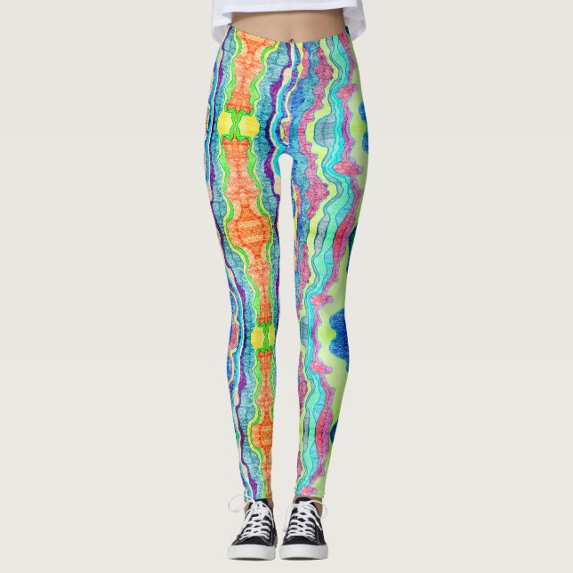 Leggings Lampe de lave (Devant)