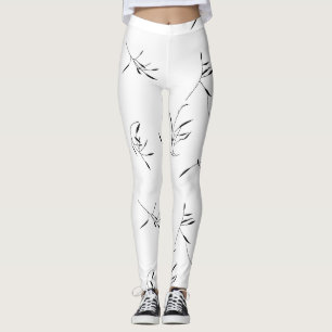 Leggings Langue, Gris de colombe