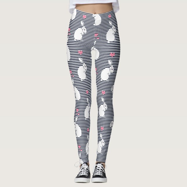 Leggings Lapin blanc (Devant)