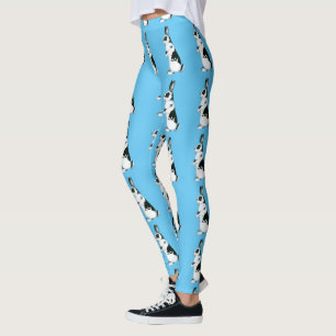 Leggings Lapin : Noir et blanc